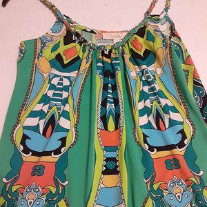 Prelude Women's Scoop Neck Sleeveless Mini Dress Size S